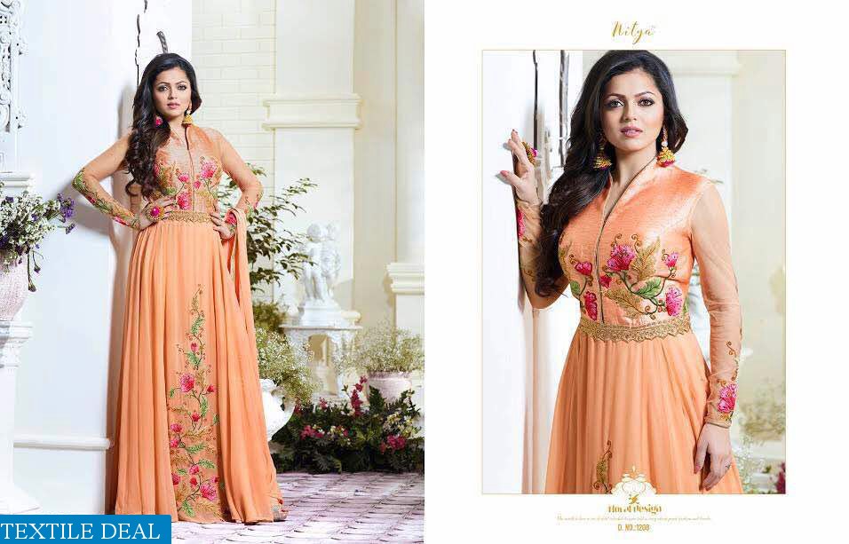 LT nitya suits vol 102 Wholesale Designer heavy anarkali Suits